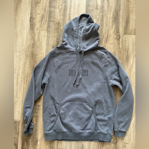 Taylor Swift Tops - Taylor Swift The Eras Tour 2023 Oversized S Hoodie Blue Official Tour Merch